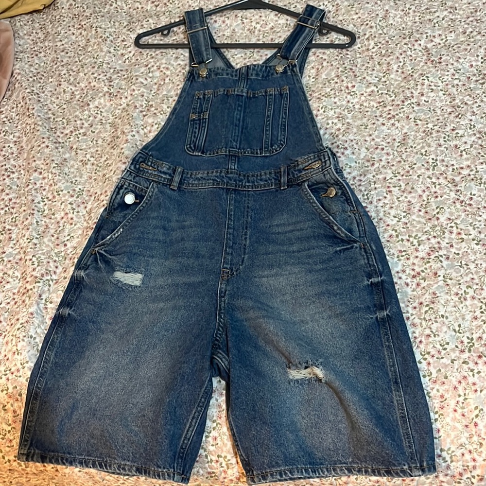 Worn once short overalls